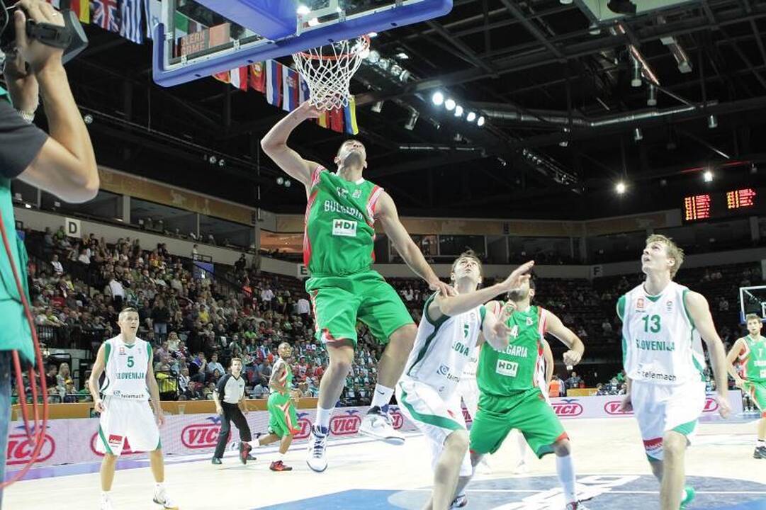 Klaipėdos arena: sunki slovėnų pergalė prieš bulgarus