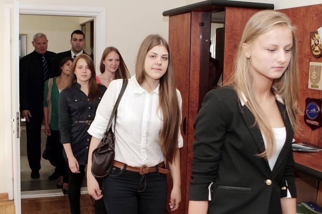Geriausieji karatė kovotojai sulaukė mero dėmesio