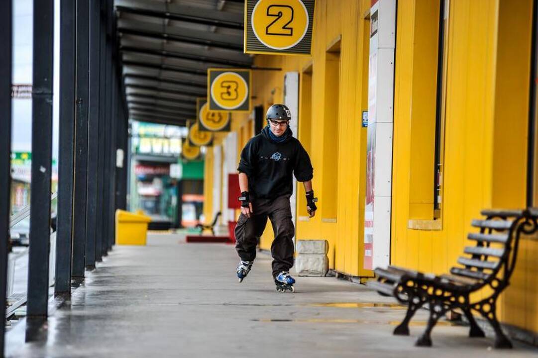 Kauno riedučių maratoną sugadino prastas oras
