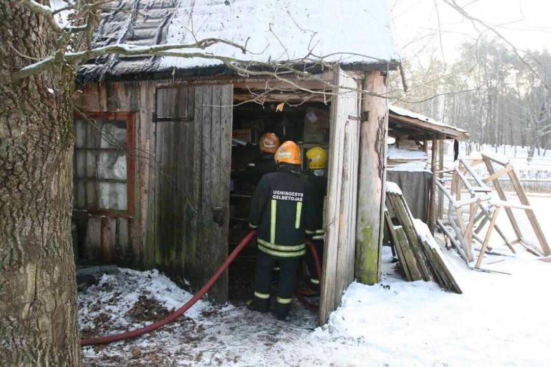 Vilniuje degė archeologinių vertybių sandėlis