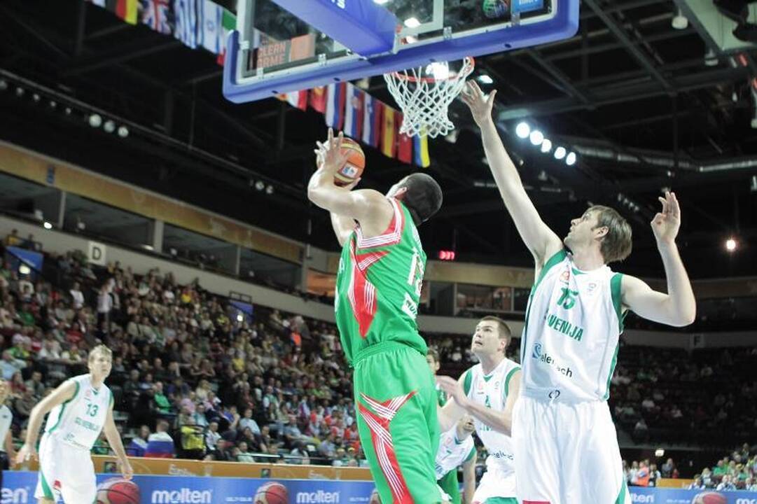 Klaipėdos arena: sunki slovėnų pergalė prieš bulgarus