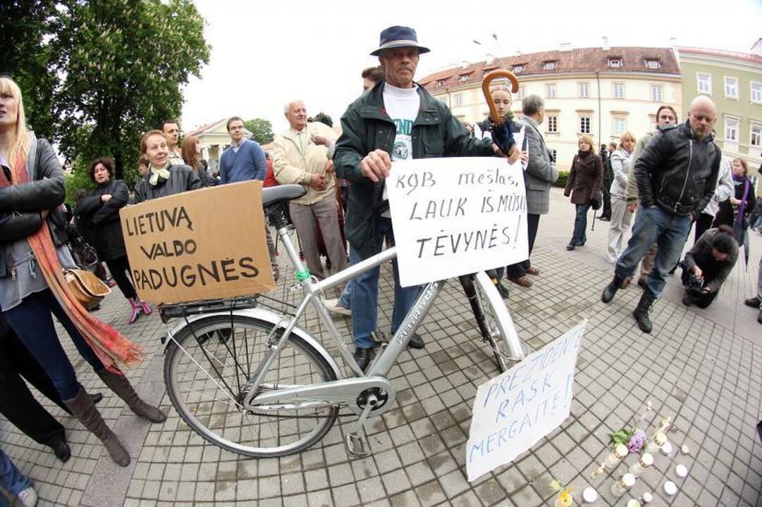 Po įvykių Garliavoje – mitingas prie Prezidentūros