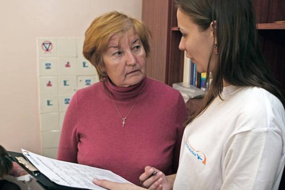 Prie nemokamos sveikatos patikros – klaipėdiečių eilės 