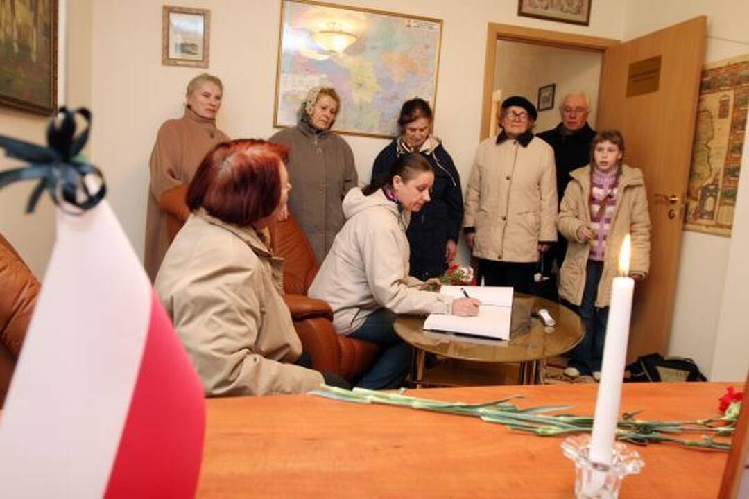 Klaipėdiečiai vienijasi su lenkų skausmu