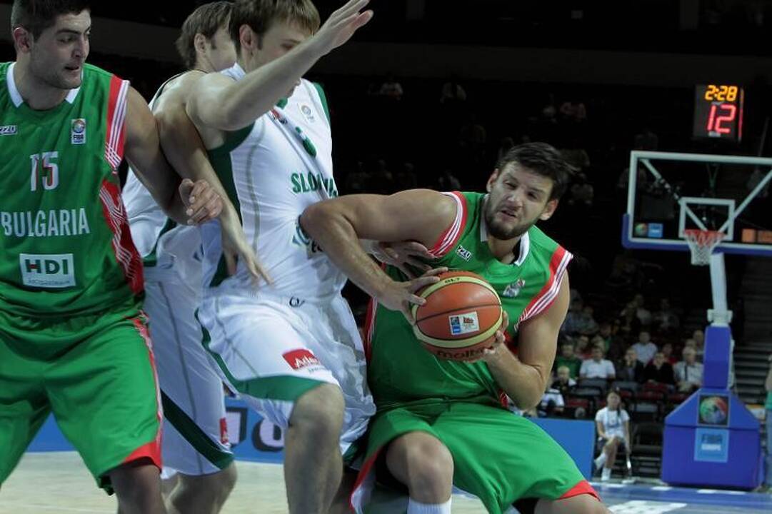 Klaipėdos arena: sunki slovėnų pergalė prieš bulgarus