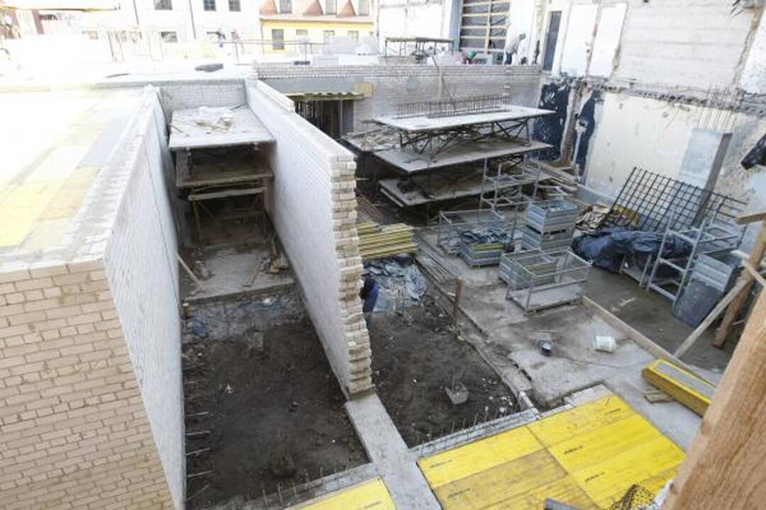 Dramos teatro rekonstrukcija: darbai vyksta sklandžiai