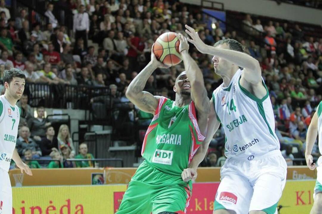 Klaipėdos arena: sunki slovėnų pergalė prieš bulgarus