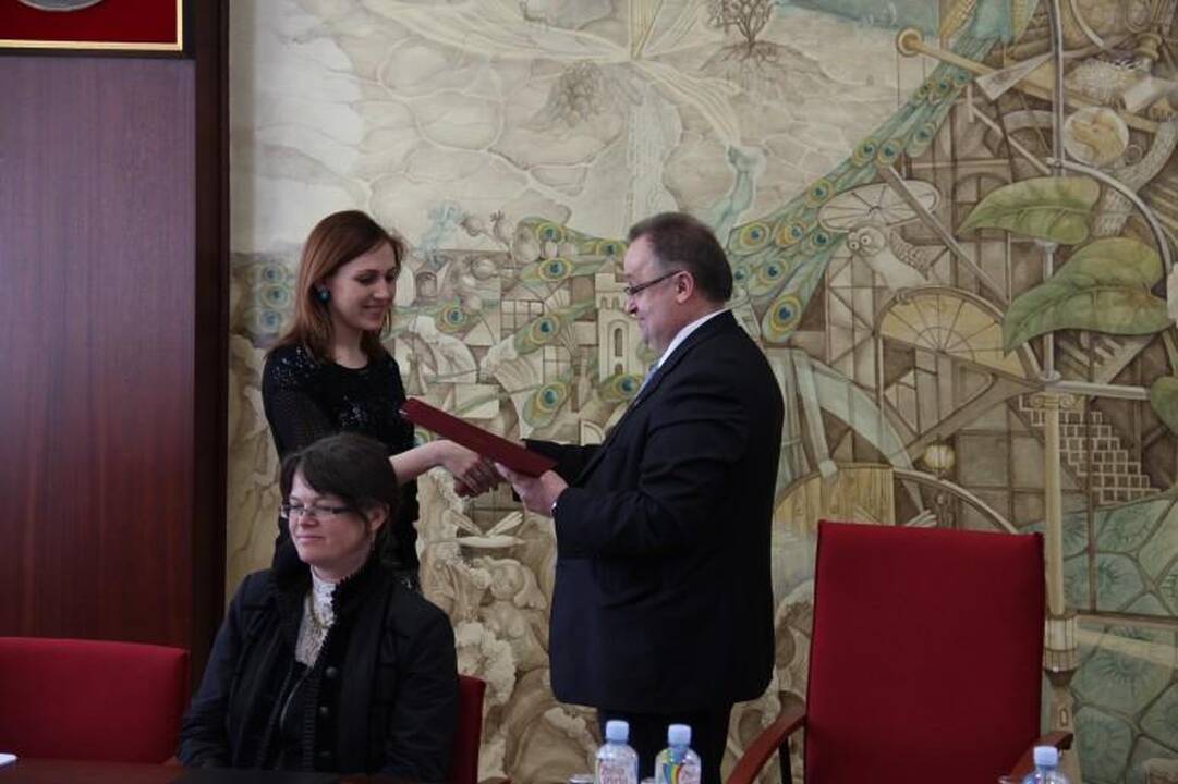 KU studentei įteikta Vydūno fondo prof. S. Kolupailos vardo premija