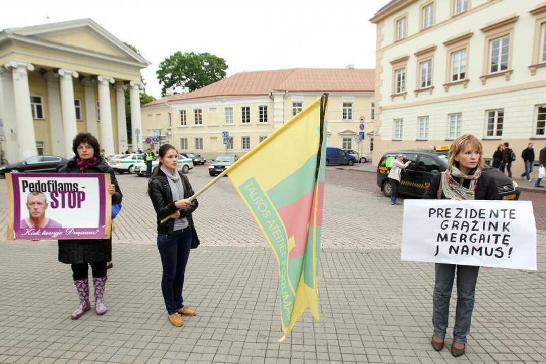 Po įvykių Garliavoje – mitingas prie Prezidentūros