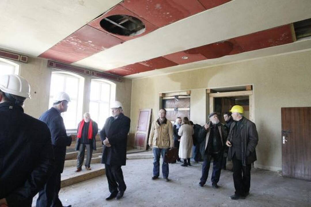 Dramos teatro rekonstrukcija: darbai vyksta sklandžiai