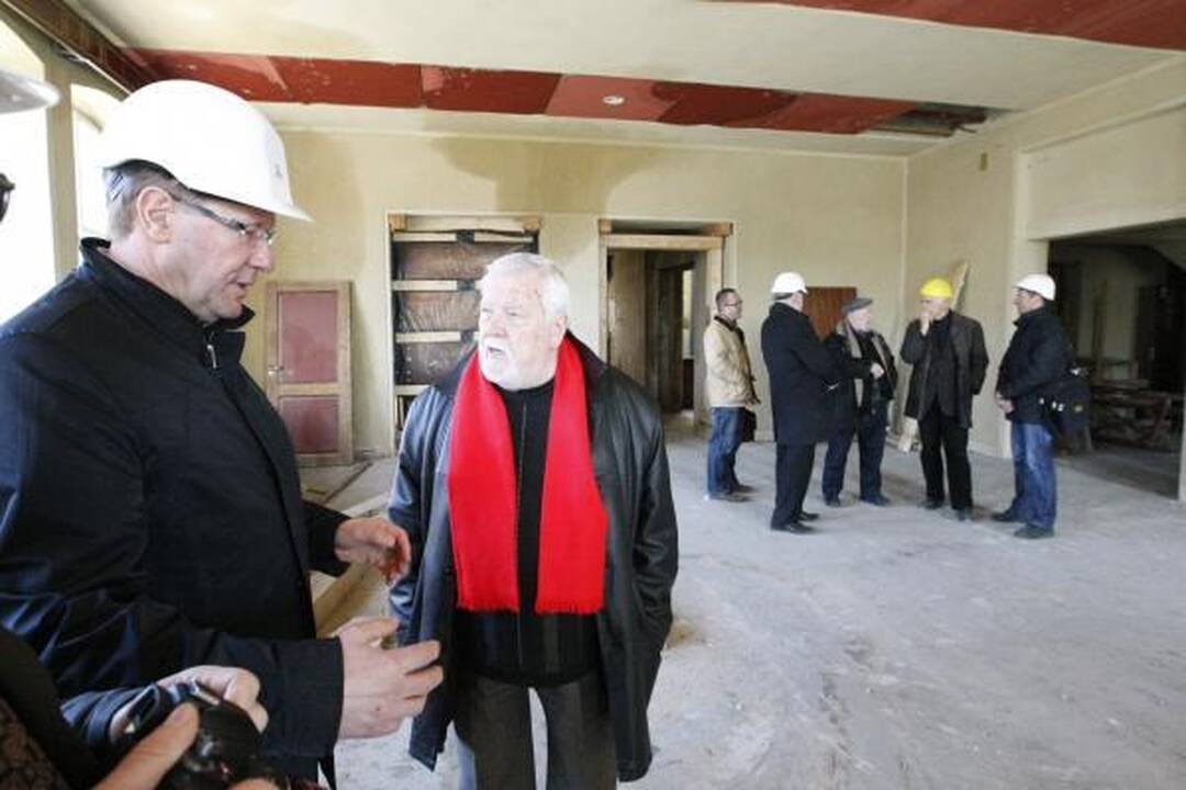 Dramos teatro rekonstrukcija: darbai vyksta sklandžiai