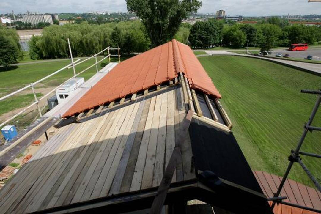 Kauno pilies atstatymas vėluoja, tačiau darbai labai kokybiški