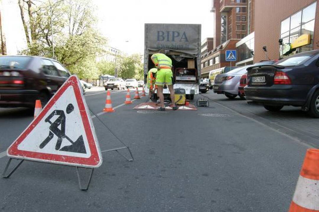Uostamiestyje įrenginėjami greičio slopintuvai