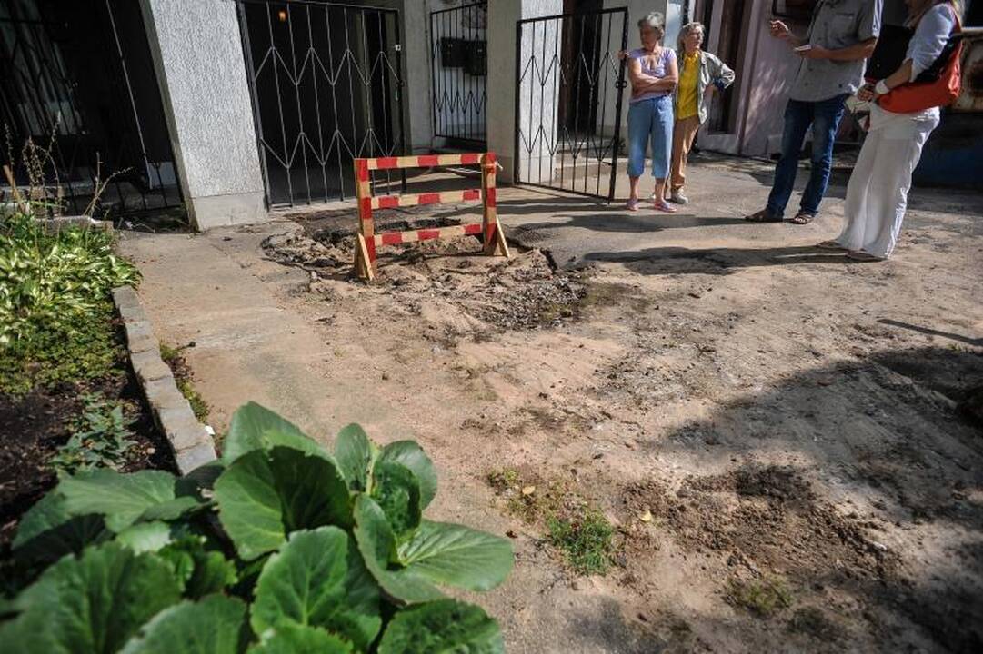 Trūkęs vamzdis virto amžiaus statybomis   