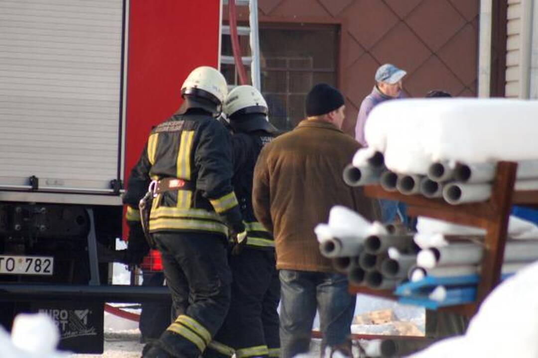 Bendrovę „Švytėjimas“ nusiaubė gaisras