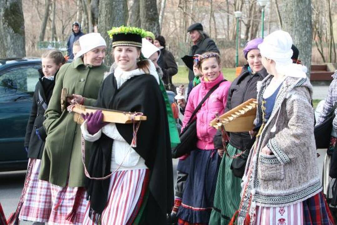 Palangoje – pavasarinis Jurginių šurmulys