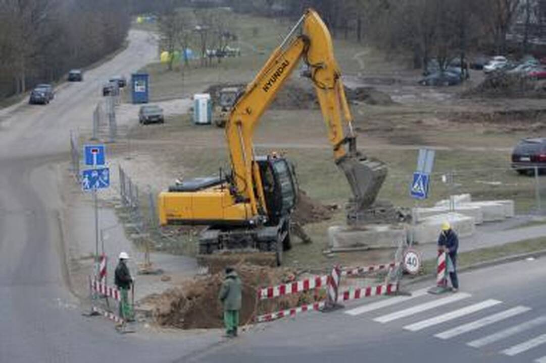Statybininkai Klaipėdoje elektrą pradangino keturiskart