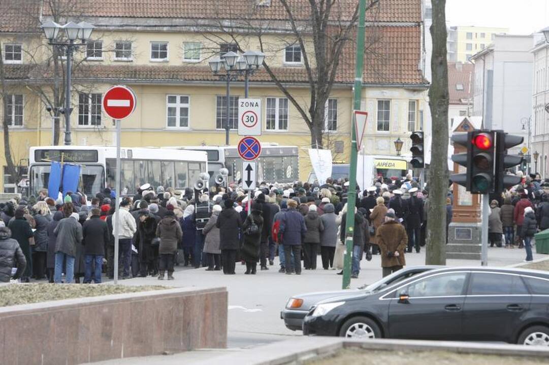 Klaipėdiečiai išsiruošė į Kryžiaus kelią