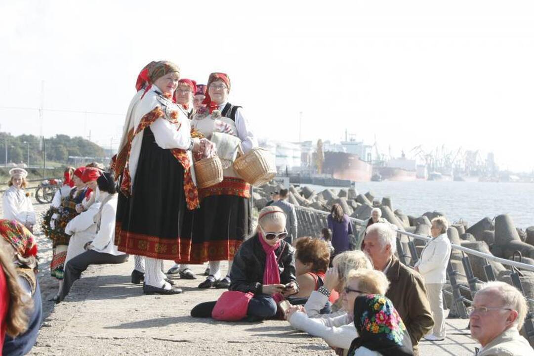 Baltų vienybės dieną klaipėdiečiai šventė su latviais