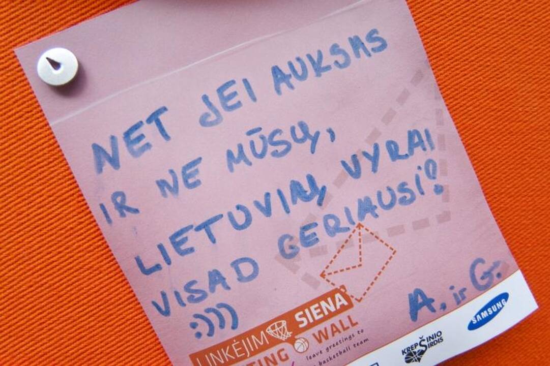 Skaudus pralaimėjimas nenužudė meilės krepšininkams