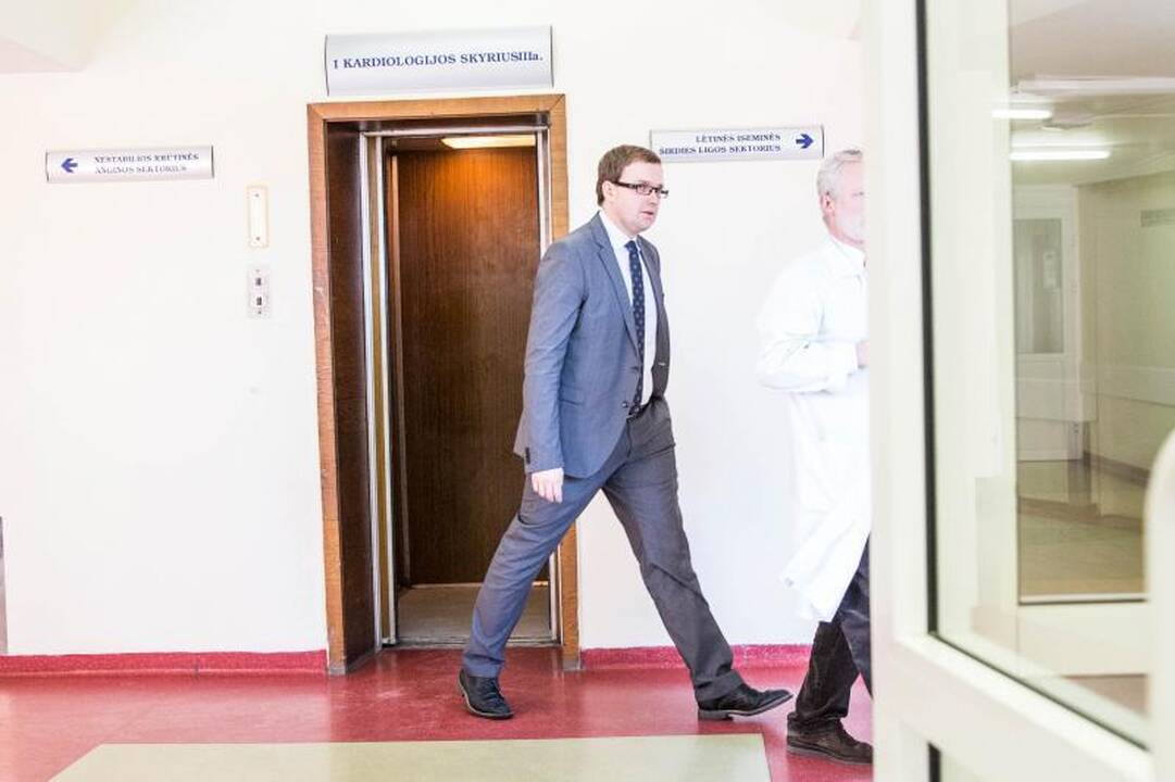 V. Uspaskichas dėl gresiančio infarkto – Kauno medikų rankose 