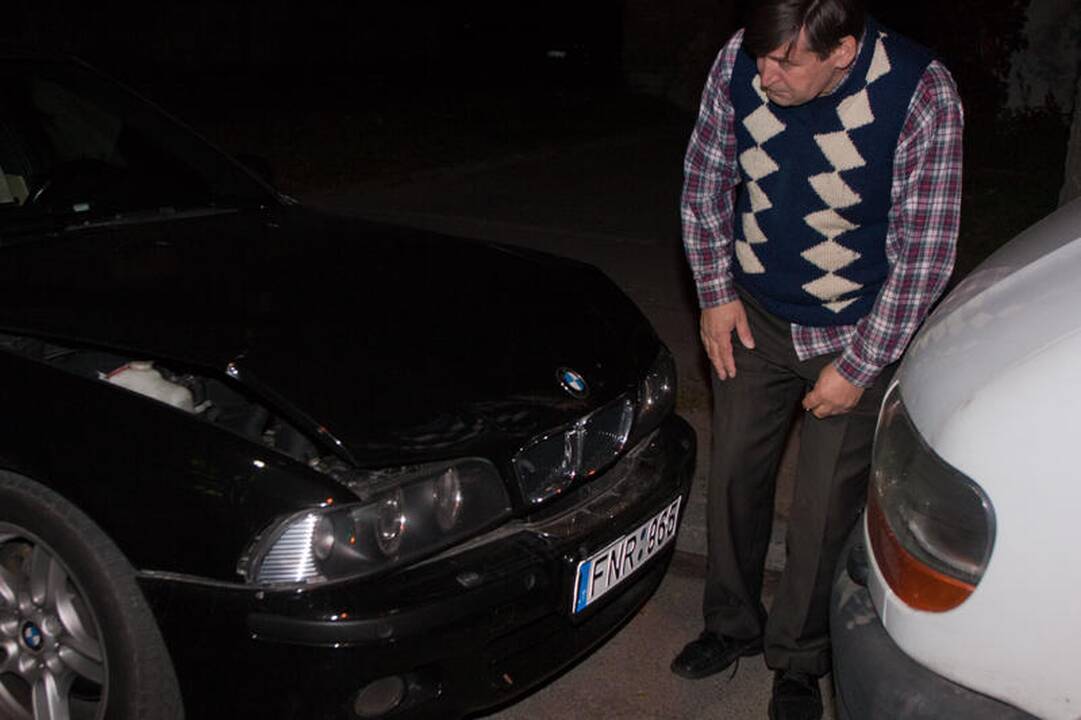 Baltarusijos diplomatas apdaužė vilniečių automobilius