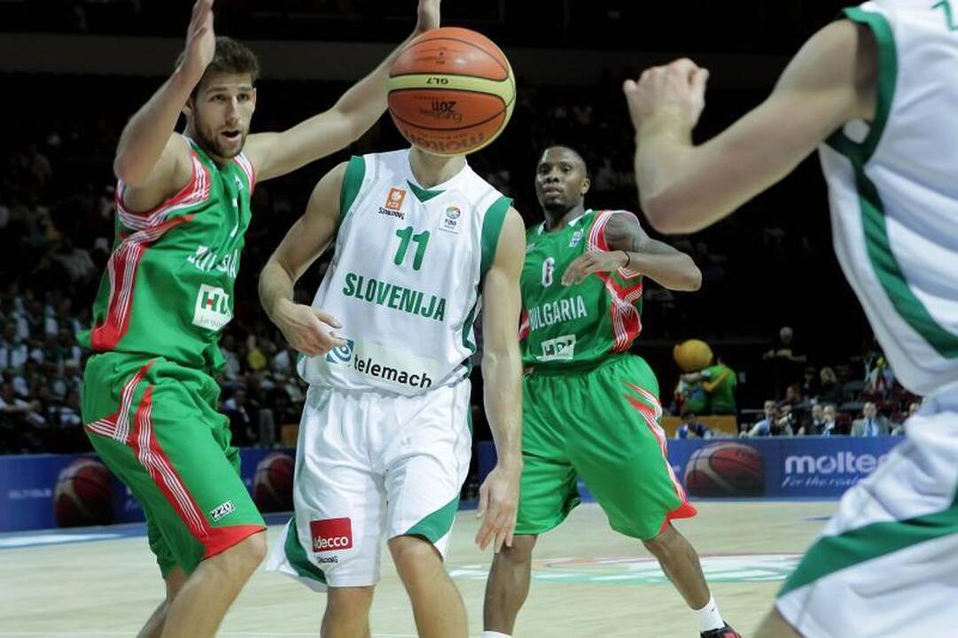 Klaipėdos arena: sunki slovėnų pergalė prieš bulgarus