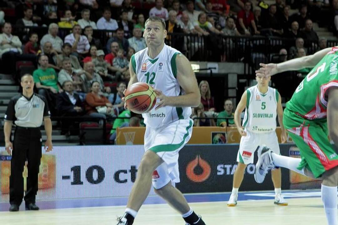 Klaipėdos arena: sunki slovėnų pergalė prieš bulgarus