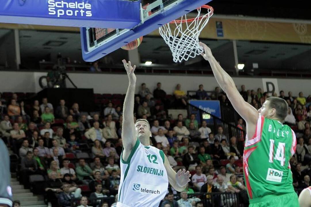 Klaipėdos arena: sunki slovėnų pergalė prieš bulgarus