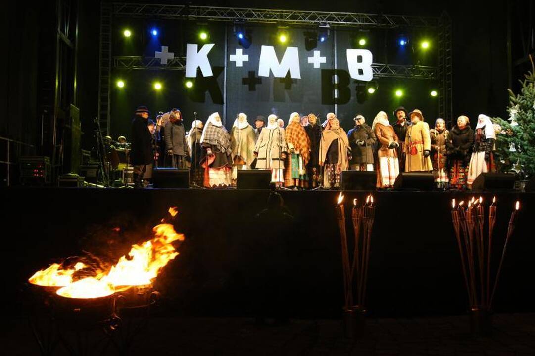 Trys karaliai Kaune paskelbė žiemos švenčių pabaigą  