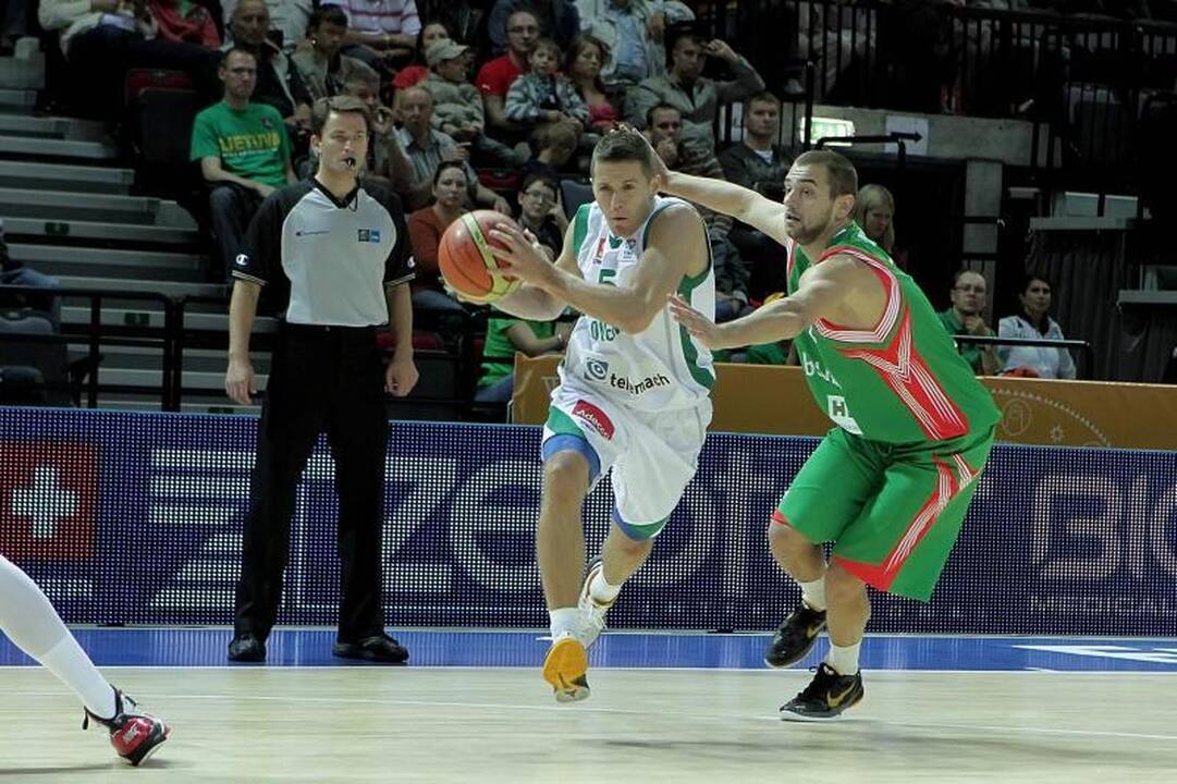 Klaipėdos arena: sunki slovėnų pergalė prieš bulgarus