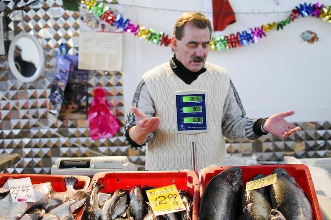 Sostinės turguose – šviežios žuvies metas