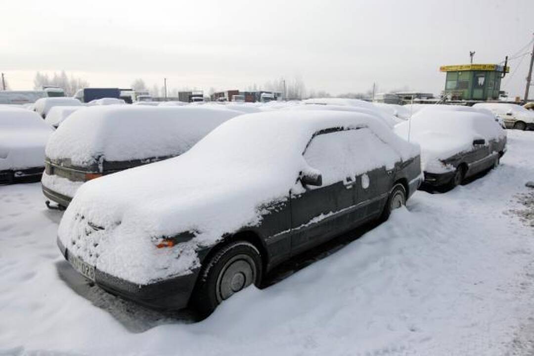 Sulaikyti automobiliai atgaline data parduodami neegzistuojantiems asmenims