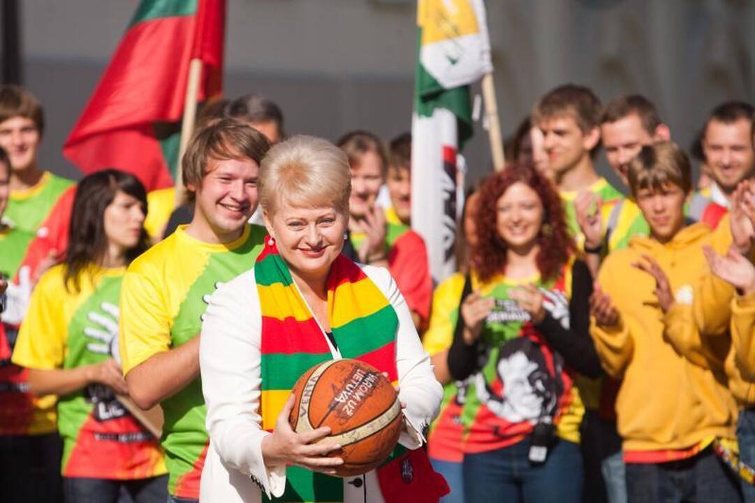 Šalies vadovai pasveikino „auksinę rinktinę“