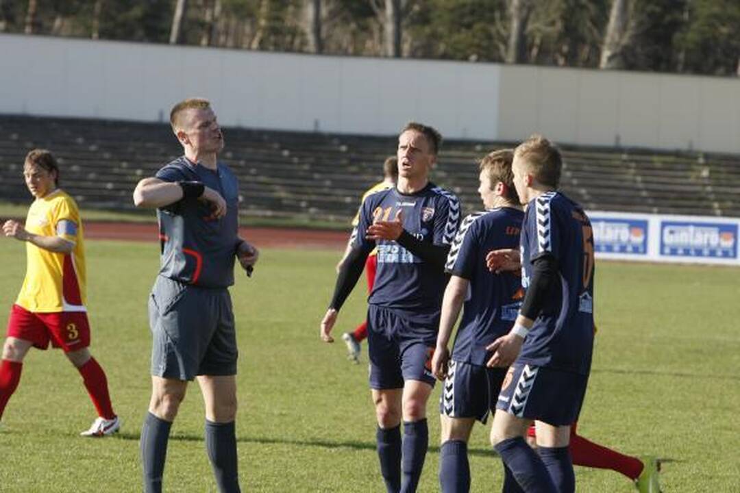 A lyga: „Klaipėda“ pralaimėjo Gargždų „Bangai“