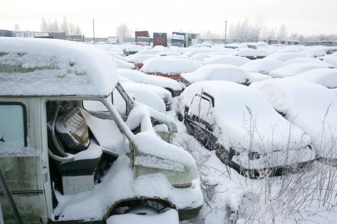 Sulaikyti automobiliai atgaline data parduodami neegzistuojantiems asmenims