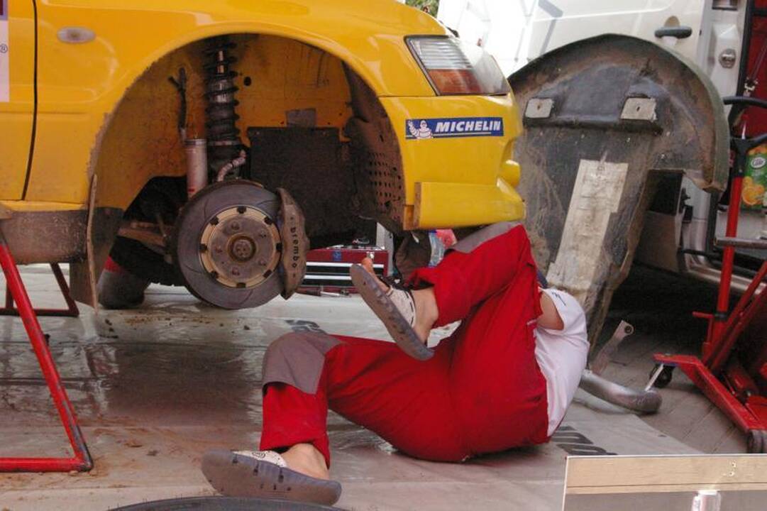 300 ežerų ralyje po pirmosios dienos pirmauja Vytauto Švedo ekipažas