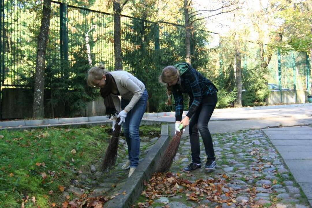 Turizmo dieną studentai praleido leopardo narve