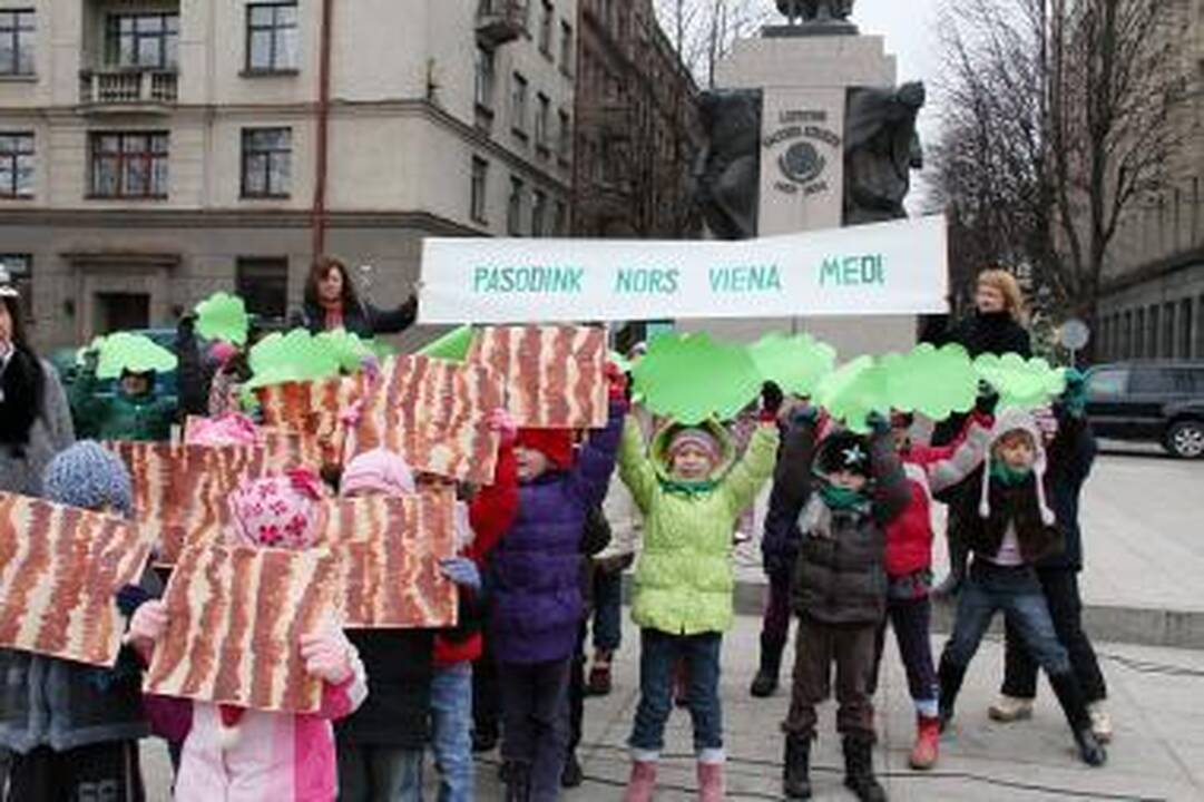 Kauniečiai paminėjo Žemės dieną