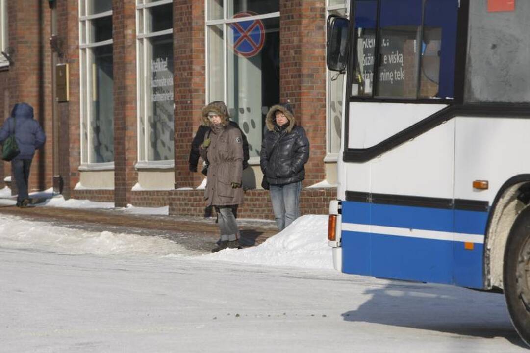 Klaipėdoje eismo sąlygos išlieka sudėtingos