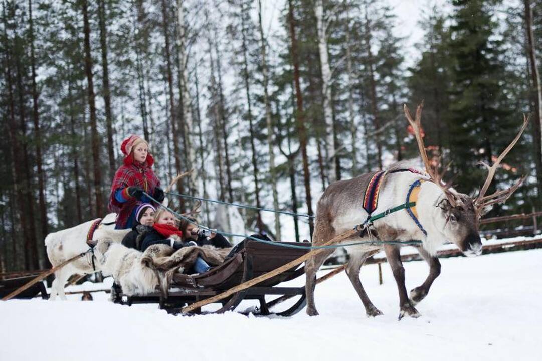 Laplandijoje ir jaunas, ir senas pasiduoda Kalėdų Senelio magijai