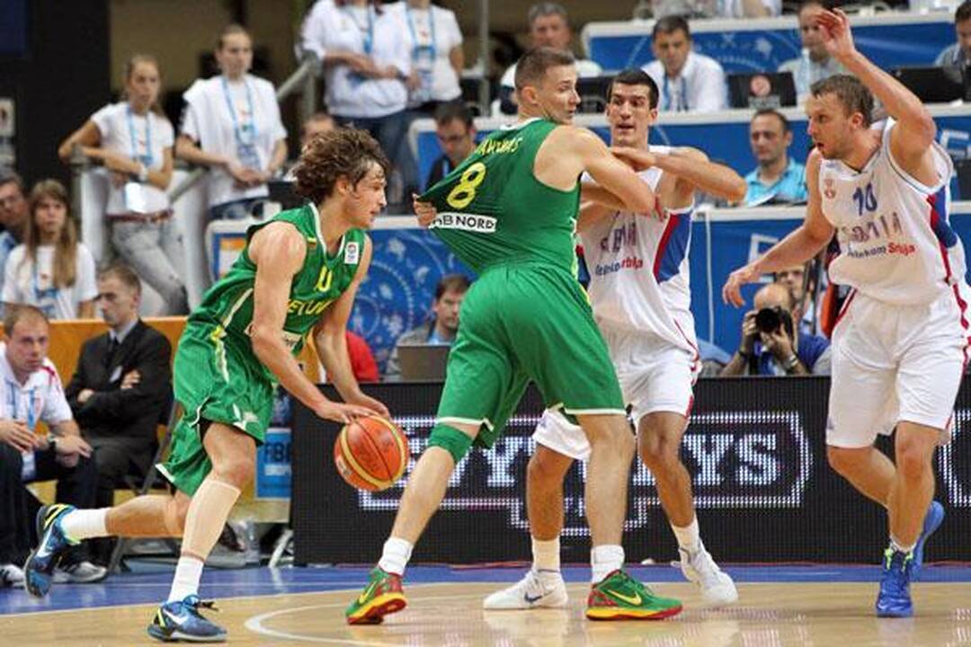 S.Jasaitis: jei įmetėme 100 taškų, reiškia serbai blogai gynėsi