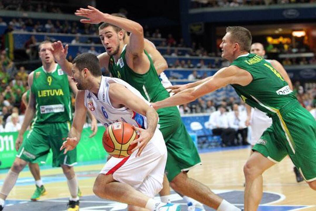 S.Jasaitis: jei įmetėme 100 taškų, reiškia serbai blogai gynėsi