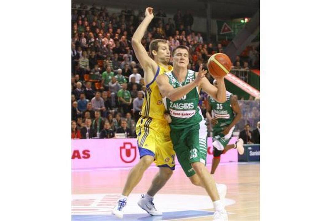 „Žalgiris“ palaužė Rusijos krepšinio vicečempionus