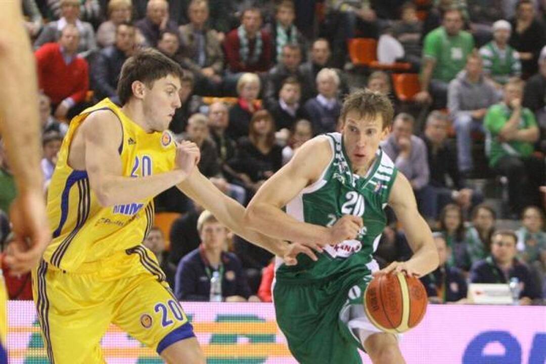 „Žalgiris“ palaužė Rusijos krepšinio vicečempionus
