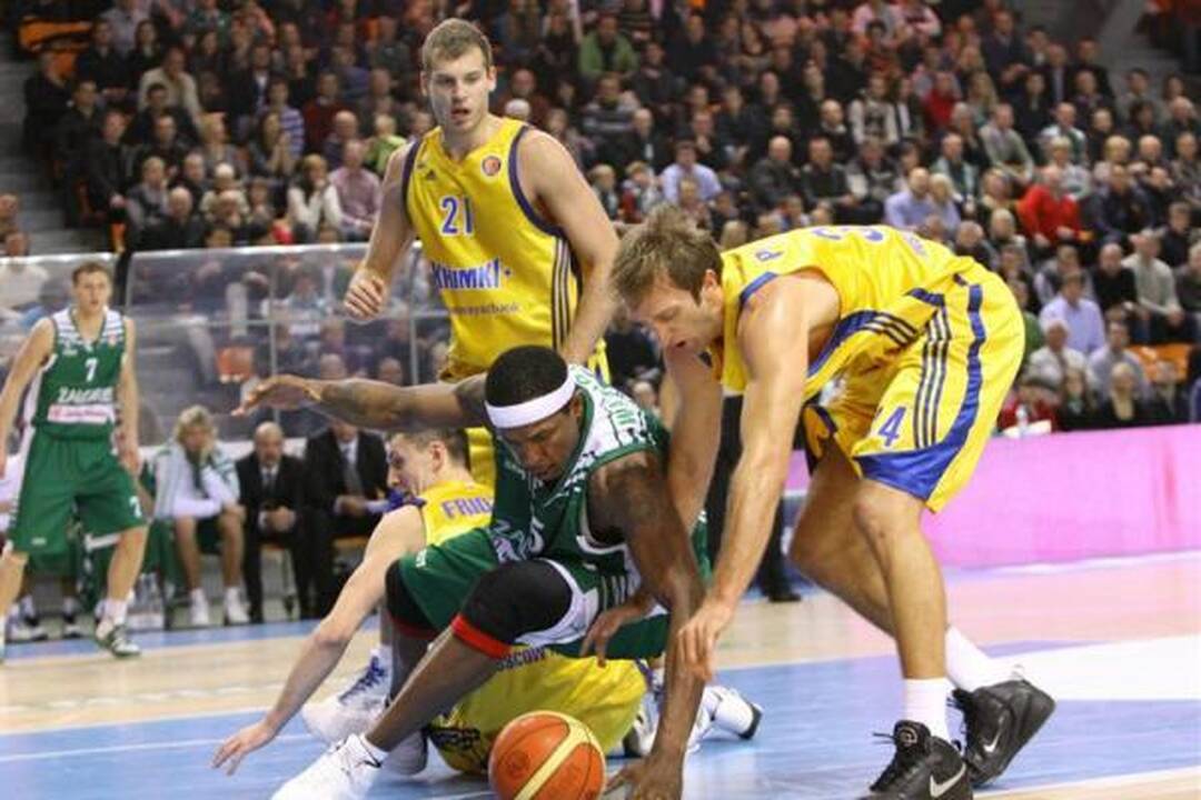 „Žalgiris“ palaužė Rusijos krepšinio vicečempionus