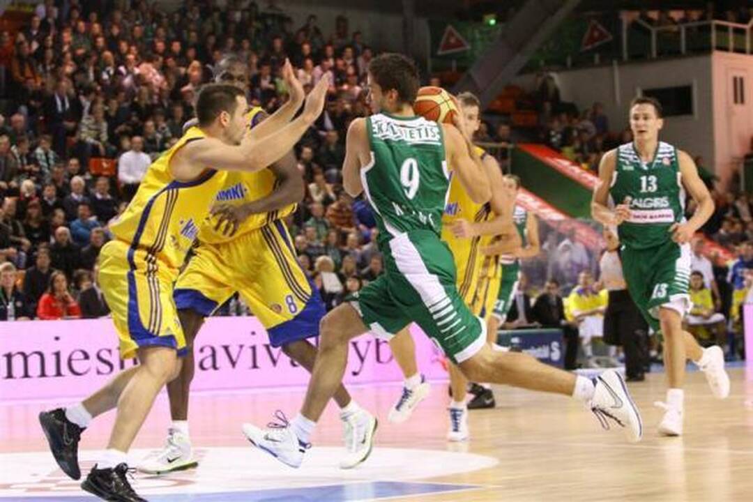 „Žalgiris“ palaužė Rusijos krepšinio vicečempionus