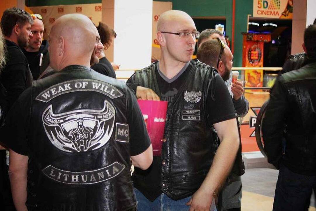 Į filmo premjerą suvažiavo per 50 motociklų 