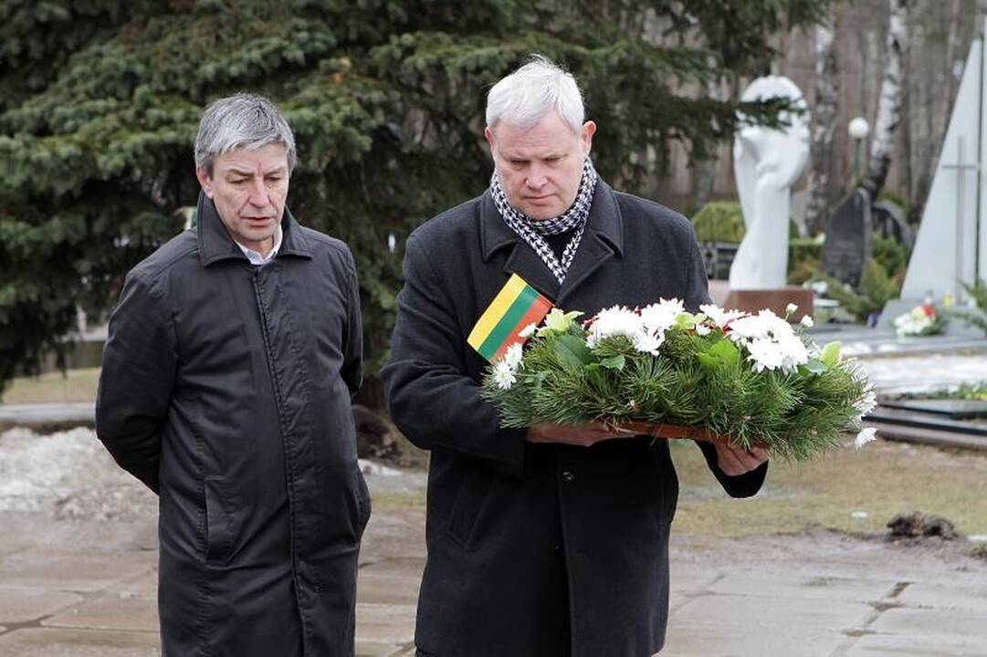 Pagerbė Nepriklausomybės akto signatarą Alfonsą Žalį