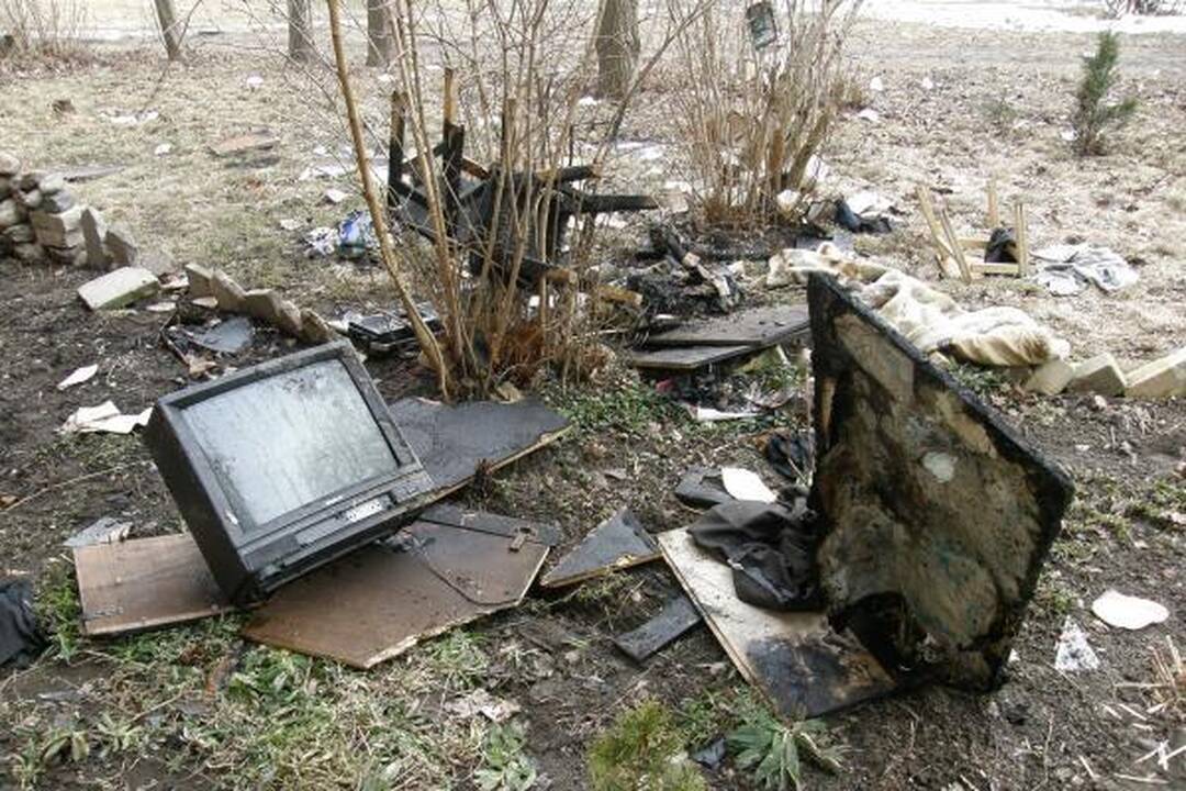 Gaisro metu klaipėdietis apsinuodijo dūmais